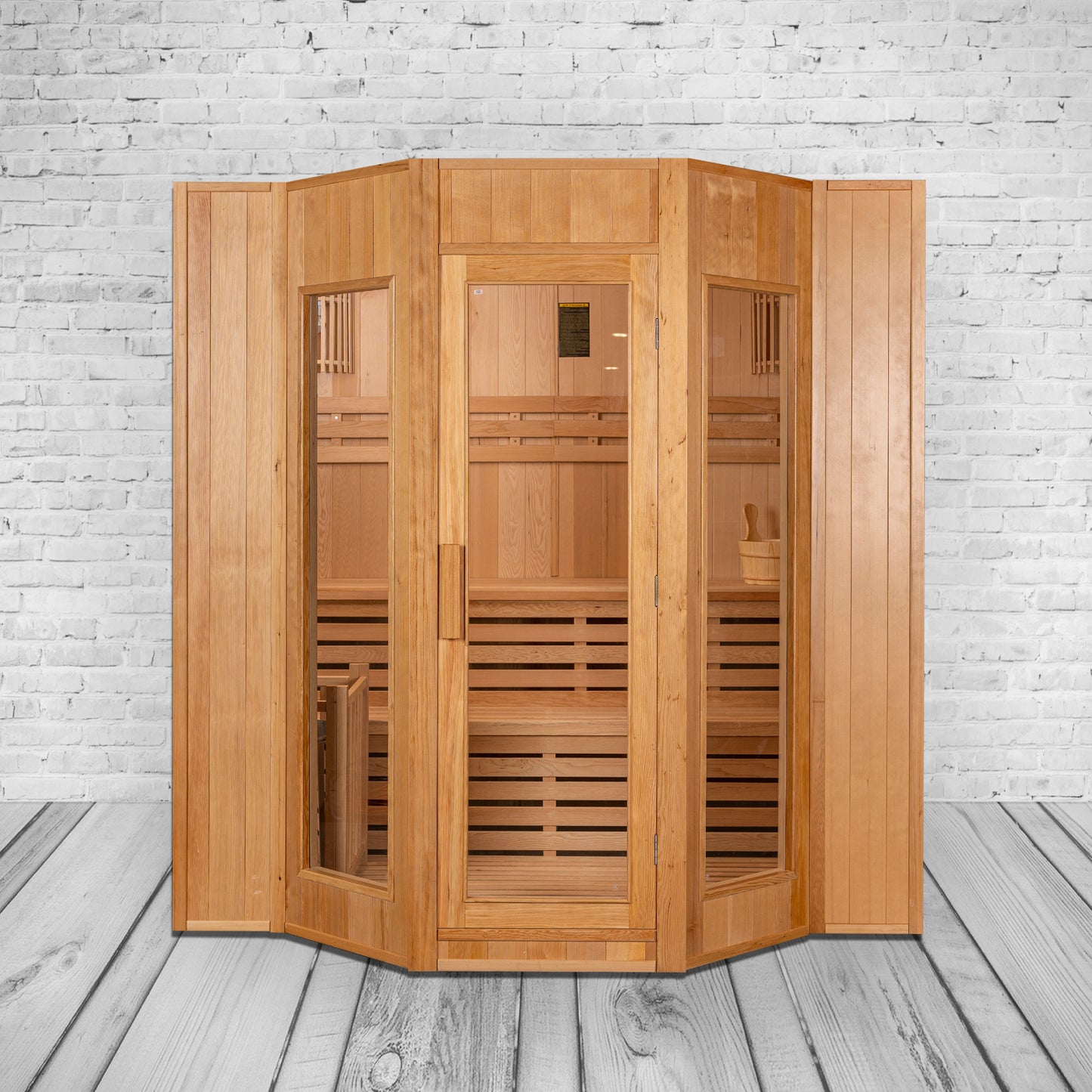 Traditional Solid Wood Sauna - ALASKA II