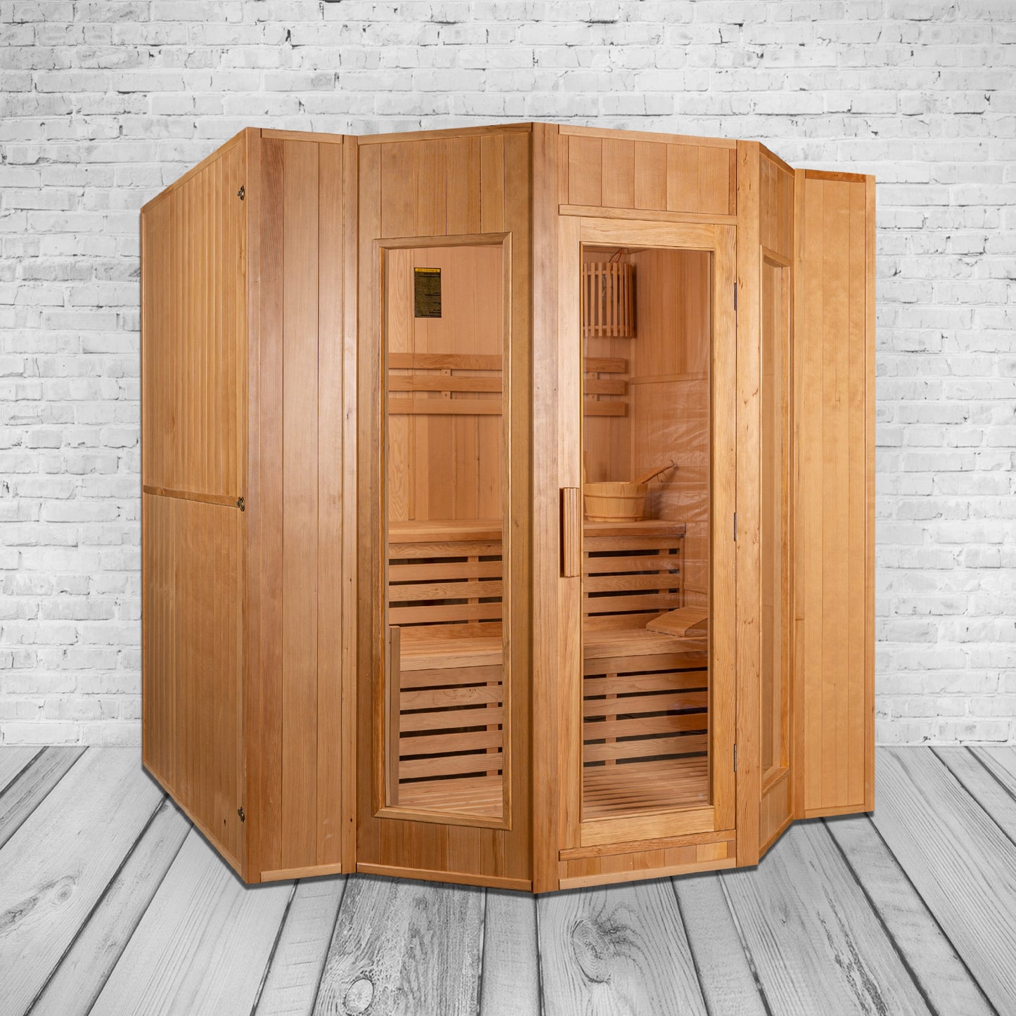 Traditional Solid Wood Sauna - ALASKA II