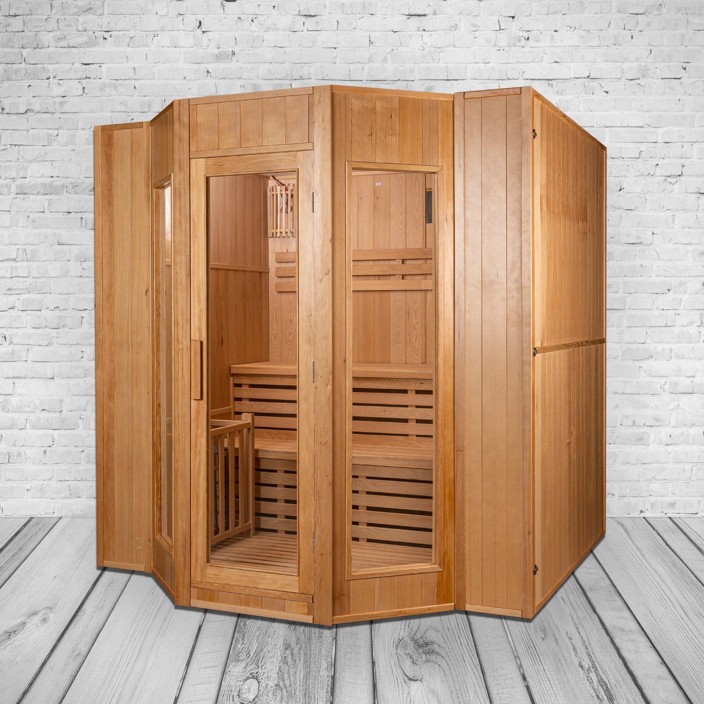 Traditional Solid Wood Sauna - ALASKA II